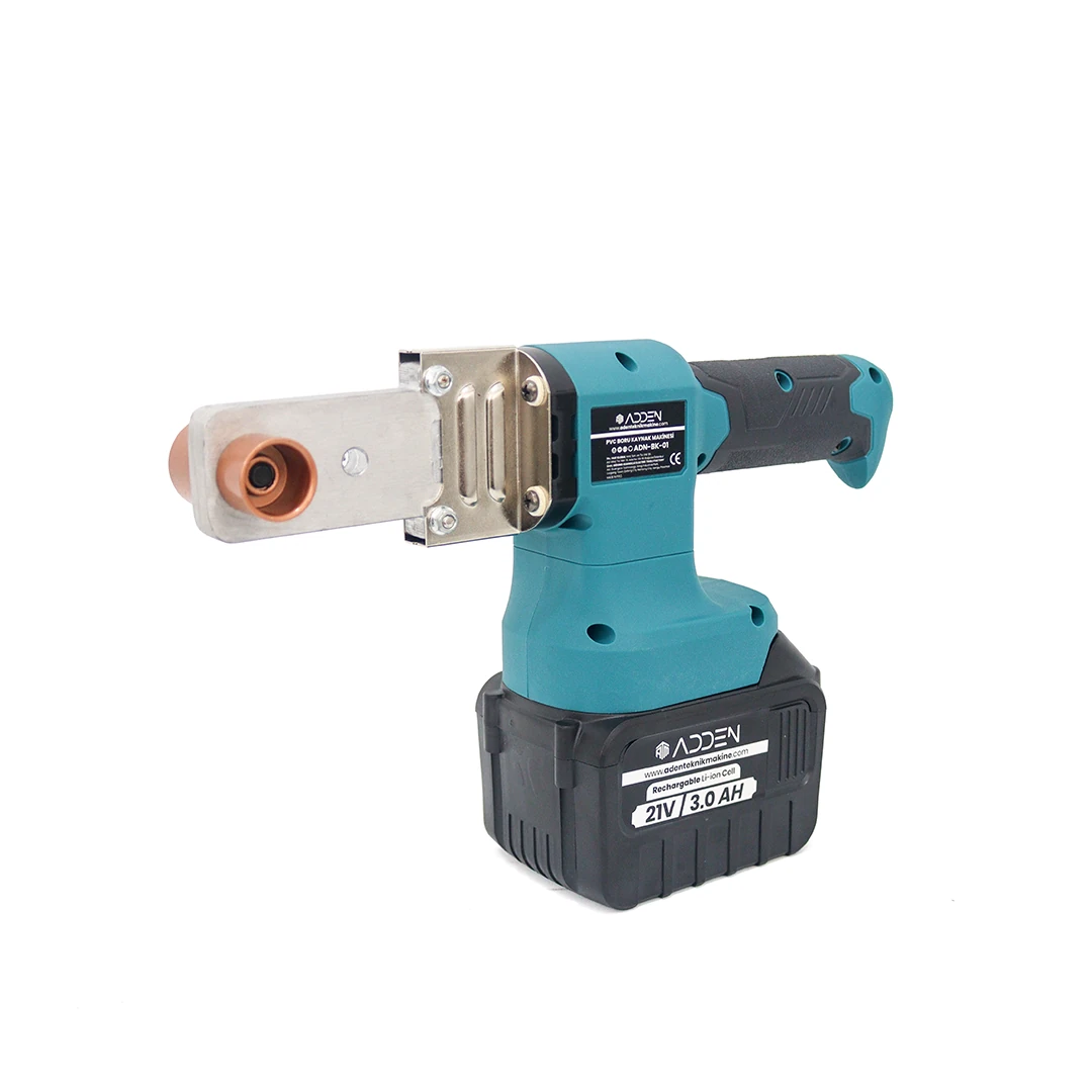 ADDEN ADN-BK-01 21V Şarjlı Boru Kaynak Makinesi 20-25-32 Pafta 350C 2 Bataryalı Mükemmel Performans