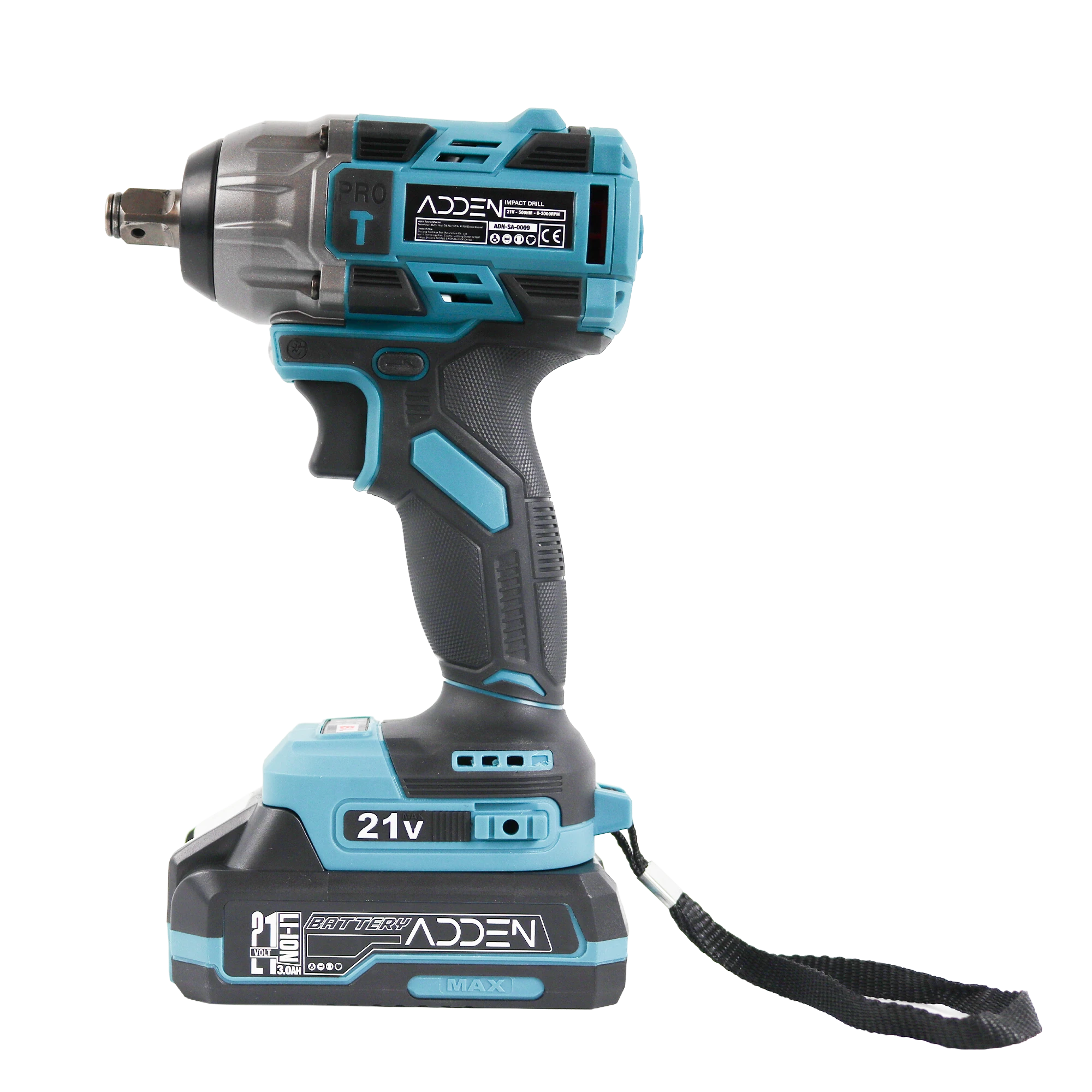 ADDEN 500NM 21V Çift Akülü Somun Sökme Makinesi – Darbeli Kompakt Model