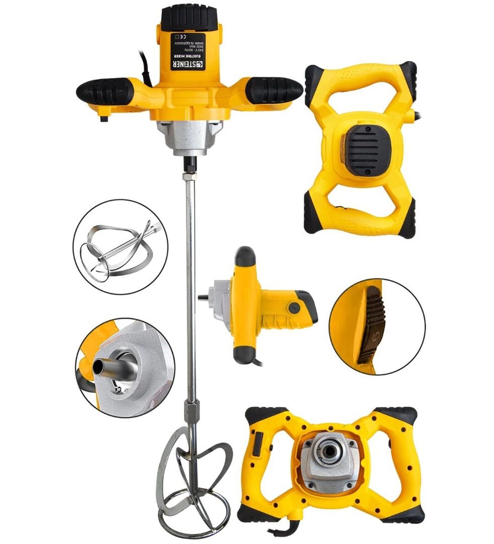 BN-5 ADN0651 2800W Elektrikli Karıştırıcı Mikser 6 Kademe Devir Ayarlı, M14, 140 mm Çap, Soft Start