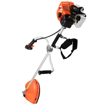 Yandan Benzinli  Tırpan Motoru 52 cc Motorlu Ot Çim Biçme Makinesi 3 HP Güçlü Yandan Askılı Tırpan Misina Başlıklı Metal Bıçaklı Set
