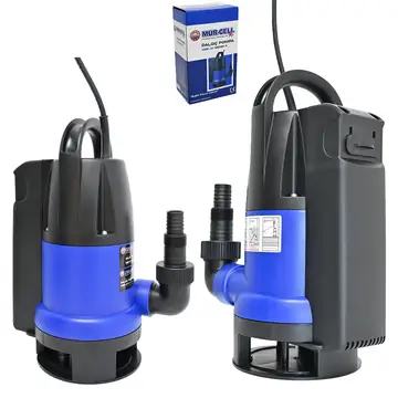 Temiz ve Kirli Su Tahliye Pompası 550W Dalgıç Pompa 14000 Devir Motor Hızı 8.5 Metre Basma 7M Emiş Drenaj Pompası 10 Metre Güç Kablolu