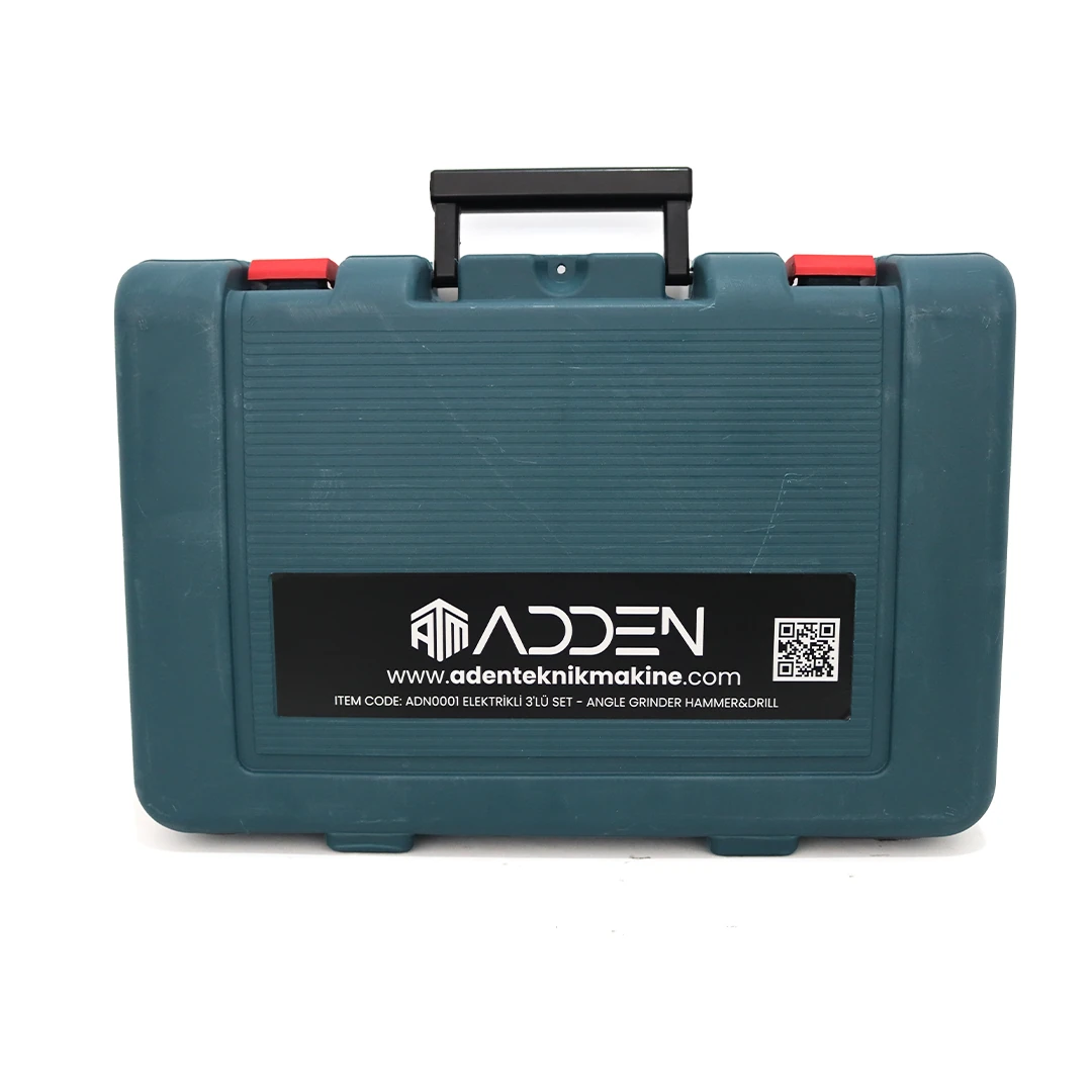 ADDEN ADN0001 Elektrikli Üçlü Set Hilti Matkap Taşlama
