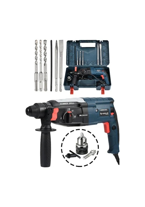 Assur ADN0350 850W Elektrikli Kırıcı Delici Hilti 5.9 Joule Darbe