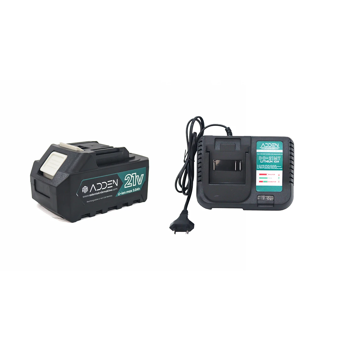 ADDEN ADN-S-ZT-01 Şarjlı Dal Budama Testeresi | 21V 3.0Ah Çift Akülü, Kömürsüz Motorlu, 20cm Pala