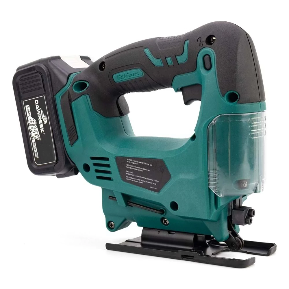 DAWREEK ADN0570 36V Şarjlı Dekupaj Testere 5Ah 2 Batarya 3000RPM 65MM Profesyonel