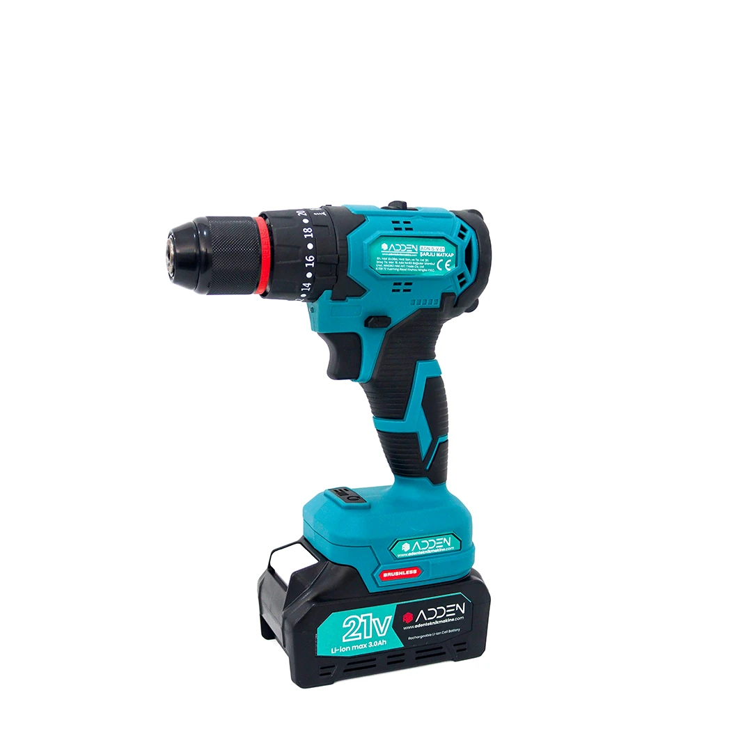 ADDEN ADN-S-V-01 21V Kömürsüz Motorlu Darbeli Şarjlı Matkap