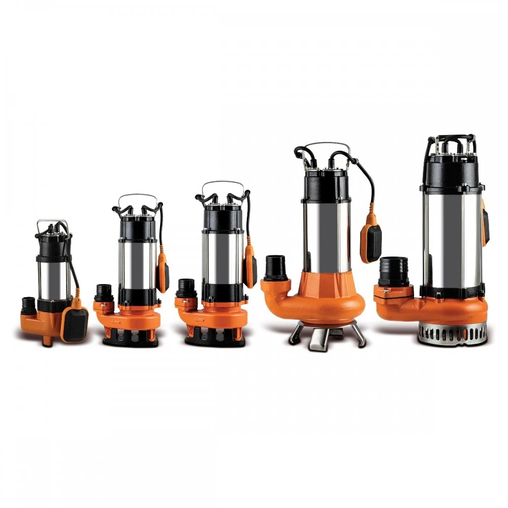 MURCELL ADN0861 V1100 Bıçaklı Dalgıç Su Pompası | 1.1kW 1.5HP | 20m Basma | Termik Korumalı | 10m Kablo