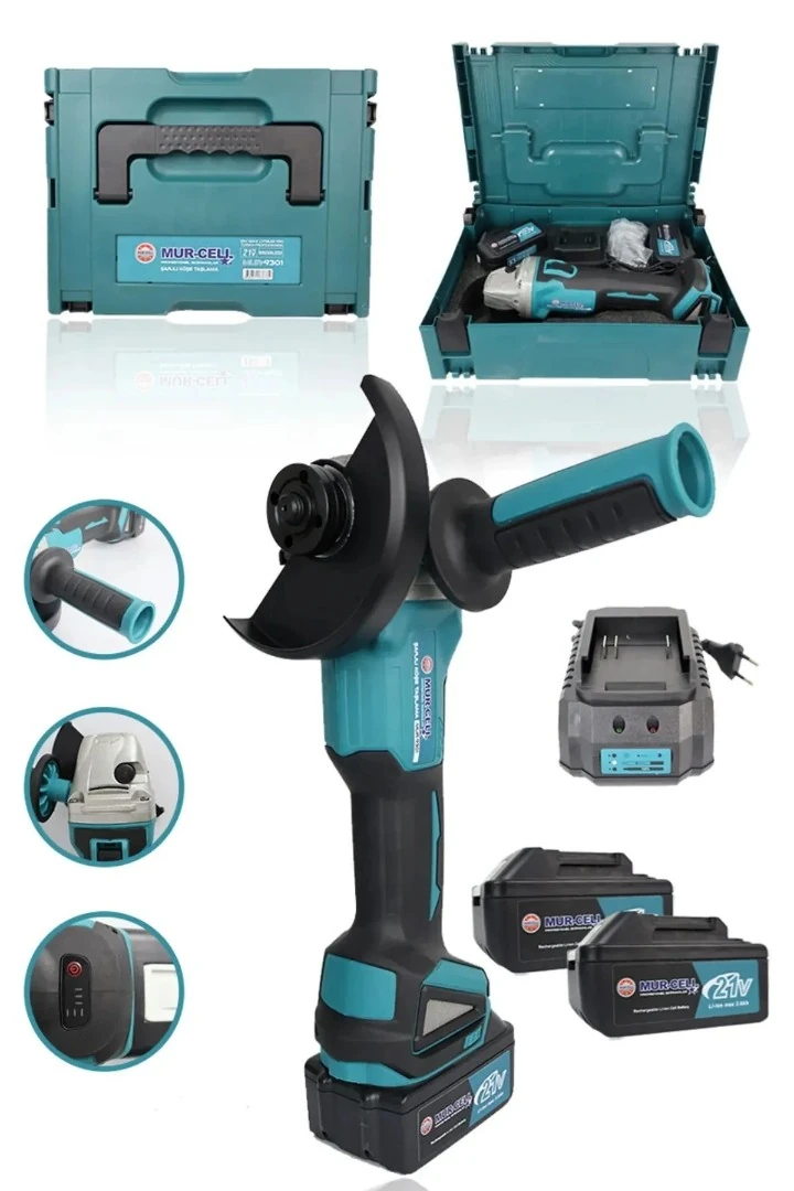 Murcell ADN0305 21V Şarjlı Avuç Taşlama 3 Kademeli