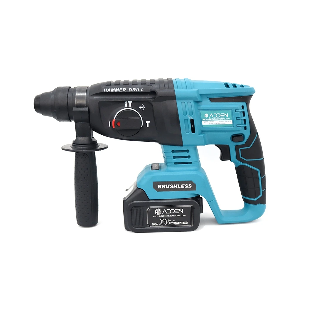 ADDEN ADN-SET-0035 7'li Kömürsüz Motorlu Profesyonel Şarjlı Takım Seti Somun Sıkma Daire Testere Vidalama Hilti Dekupaj Taşlama