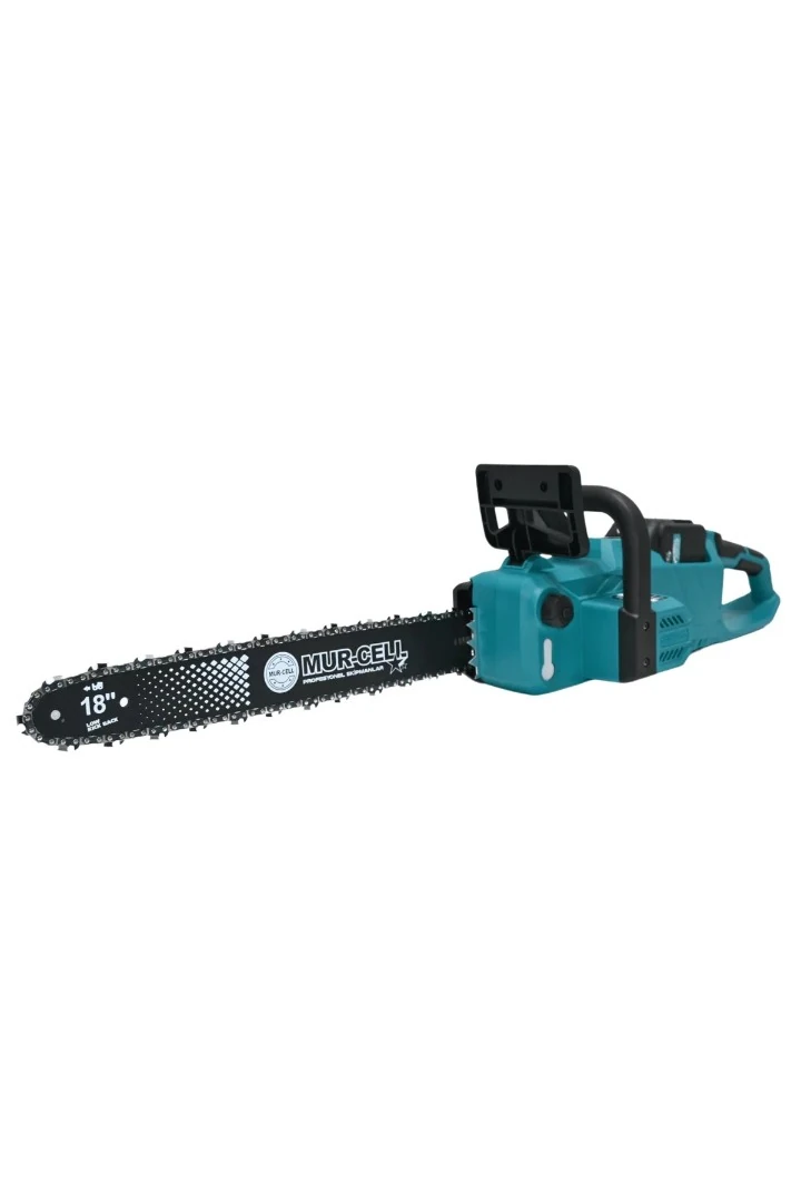 Mur-Cell ADN0726 21V 4Ah 2 Adet 20 Pilli Bataryalı 45cm 18 inç İki Devirli Şarjlı Zincirli Testere