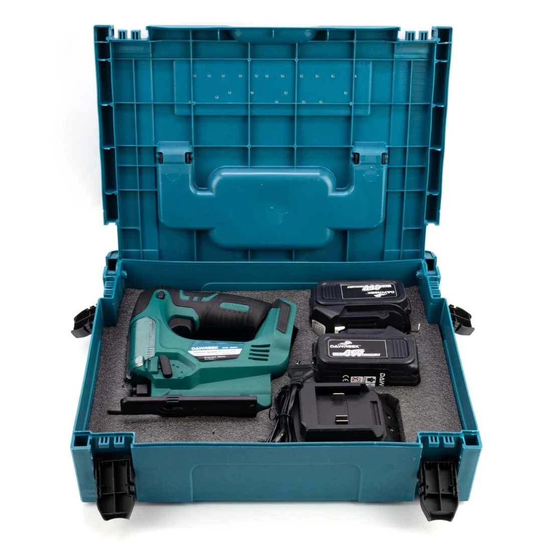 DAWREEK ADN0570 36V Şarjlı Dekupaj Testere 5Ah 2 Batarya 3000RPM 65MM Profesyonel