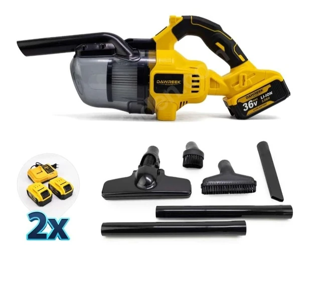 DAWREEK ADN0580 10 Pilli Çift Akülü Şarjlı Araç Süpürgesi