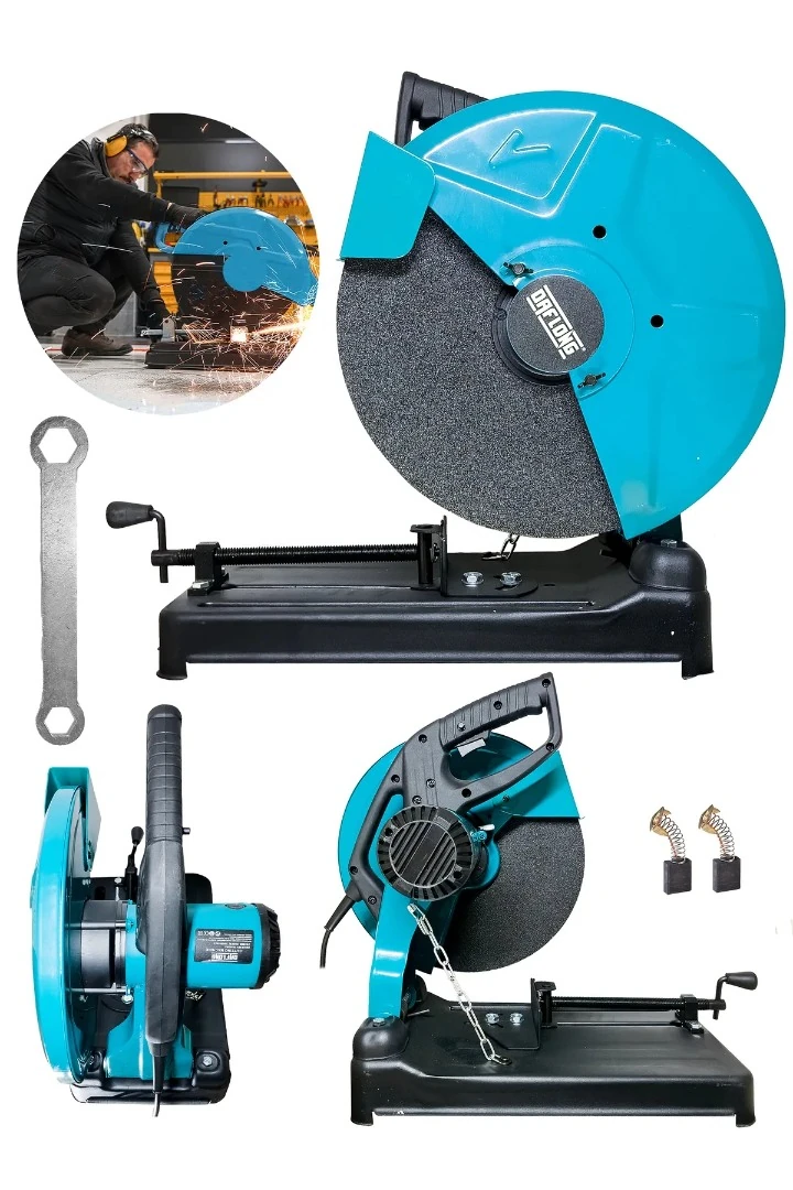 Daflong ADN0501 355 mm Çelik Dişli Şanzuman Bakır Sargılı Profil Ahşap Metal Kesim Makinesi