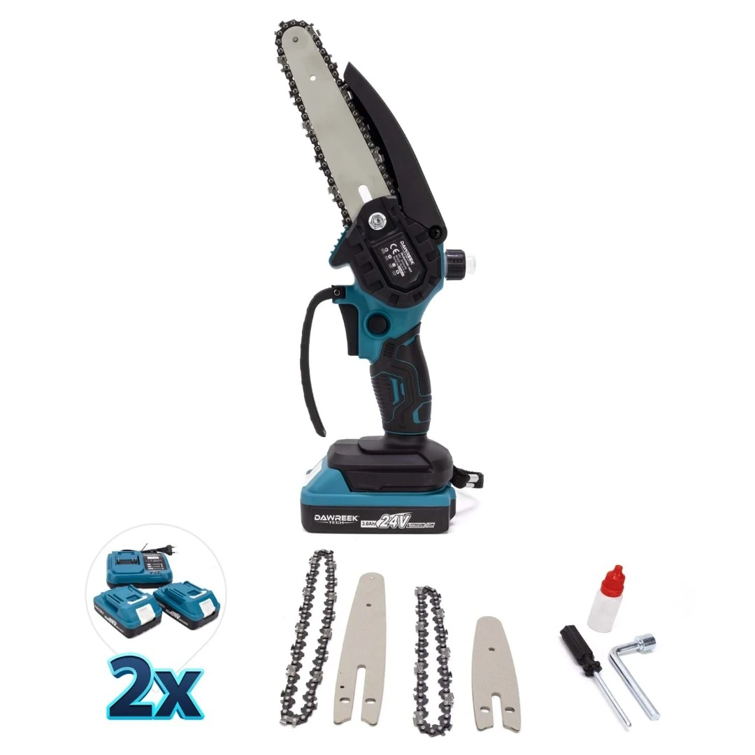 Dawreek ADN0703  36 Volt Otomatik Yağlamalı Dijital Göstergeli Şarjlı Budama Testeresi