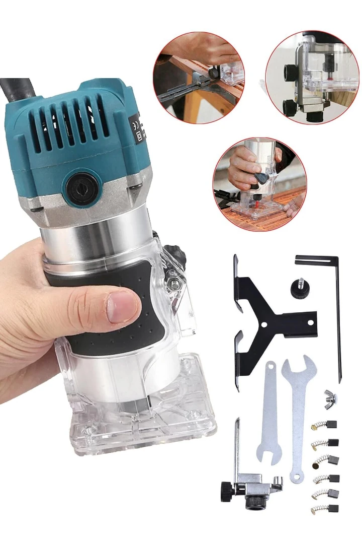 ITALY STYLE ADN0553 600W 6/8mm Devir Ayarlı Freeze Makinesi – 3000-30000RPM Freze İşlemine Uygun El Aleti