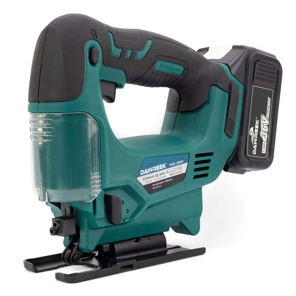 DAWREEK ADN0570 36V Şarjlı Dekupaj Testere 5Ah 2 Batarya 3000RPM 65MM Profesyonel