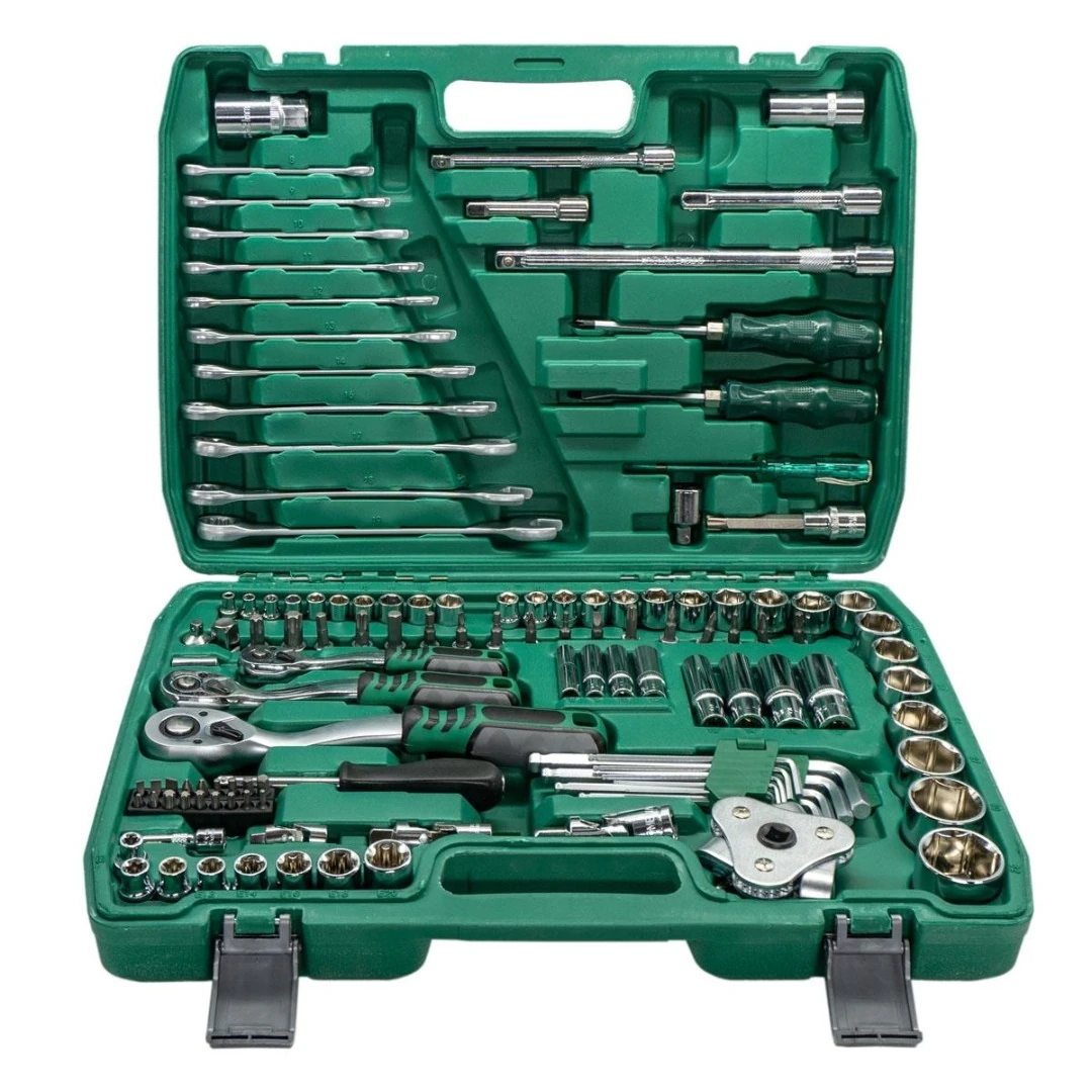 ADENTEK ADN0923 121 Parça Krom Vanadyum Tam Profesyonel Lokma Takımı