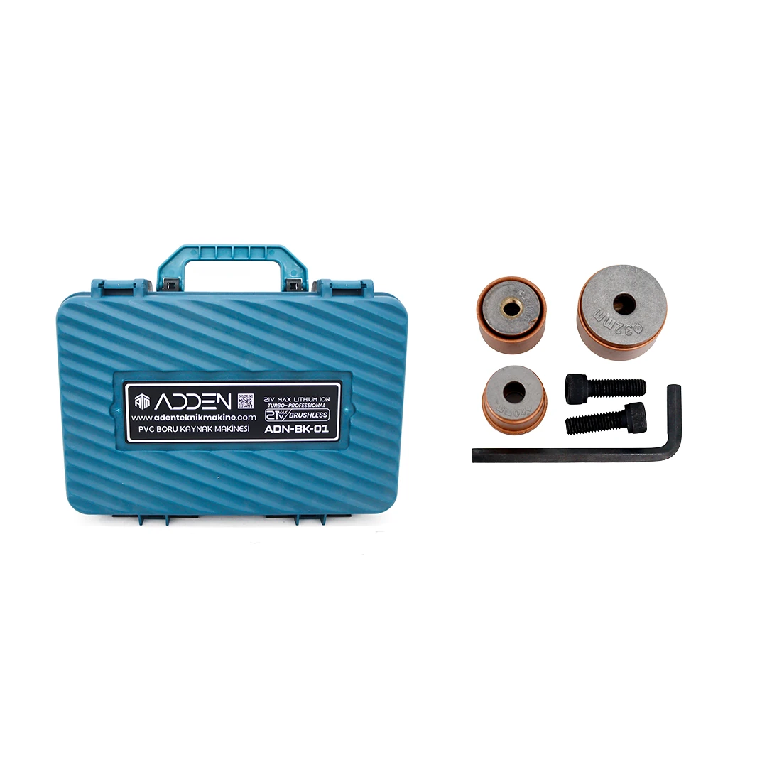 ADDEN ADN-BK-01 21V Şarjlı Boru Kaynak Makinesi 20-25-32 Pafta 350C 2 Bataryalı Mükemmel Performans