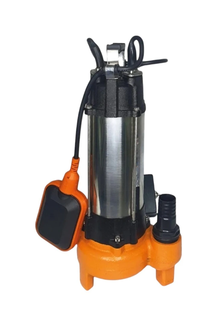 MURCELL ADN0861 V1100 Bıçaklı Dalgıç Su Pompası | 1.1kW 1.5HP | 20m Basma | Termik Korumalı | 10m Kablo