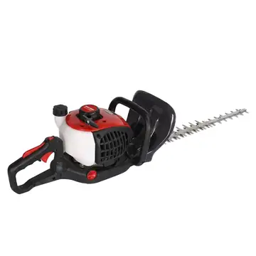 Profesyonel Benzinli Çit Budama Makinesi 26cc Motor Gücü 60cm Kesme Uzunluğu Tel Çalı Çit Düzeltme Testeresi Ergonomik Çift Saplı Set