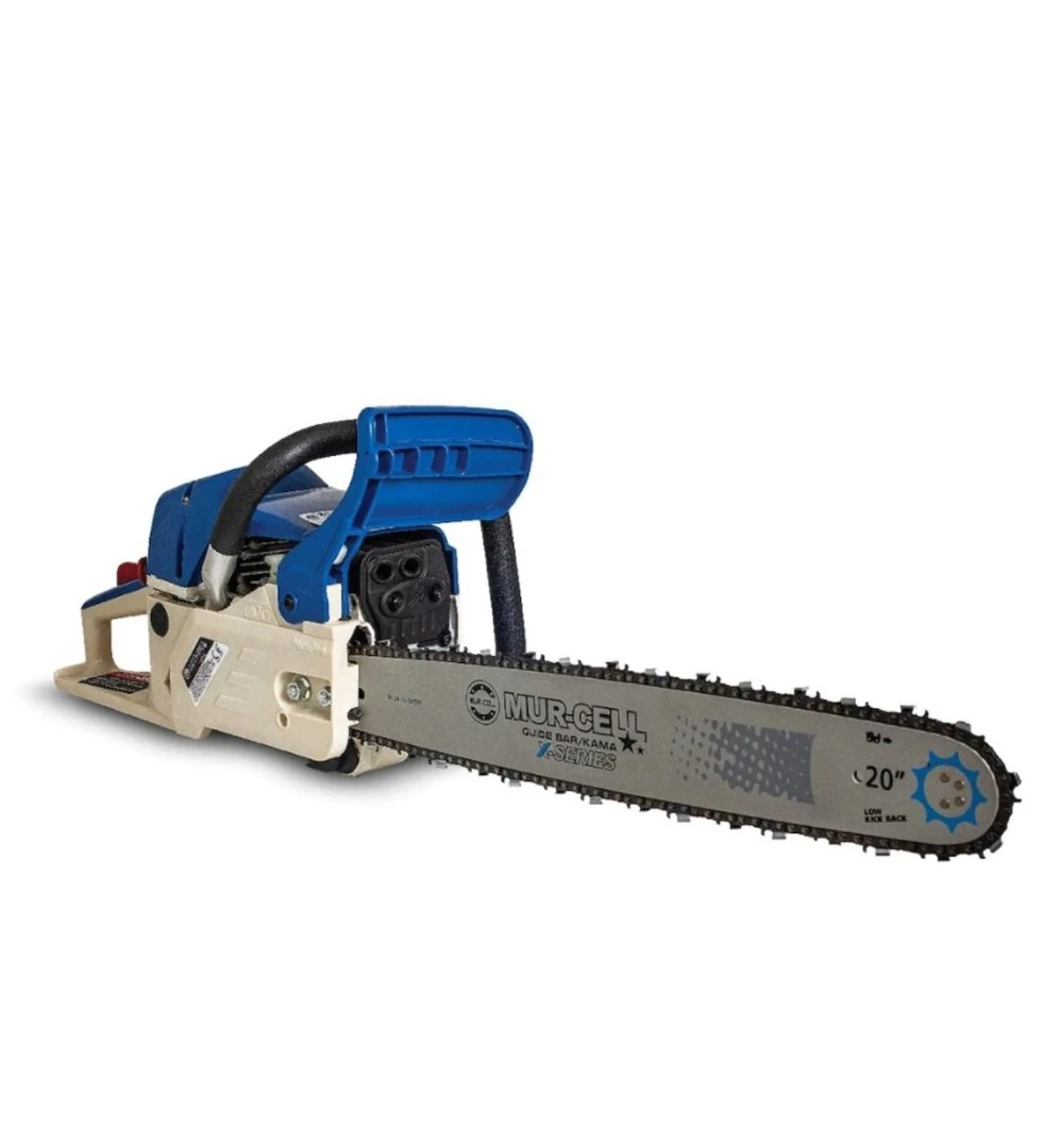 MUR-CELL ADN0720 2300W 55CC Benzinli Motorlu Testere 18 inç (45cm) Pala | 550ml Yakıt Tanklı Ağaç Kesme Testeresi