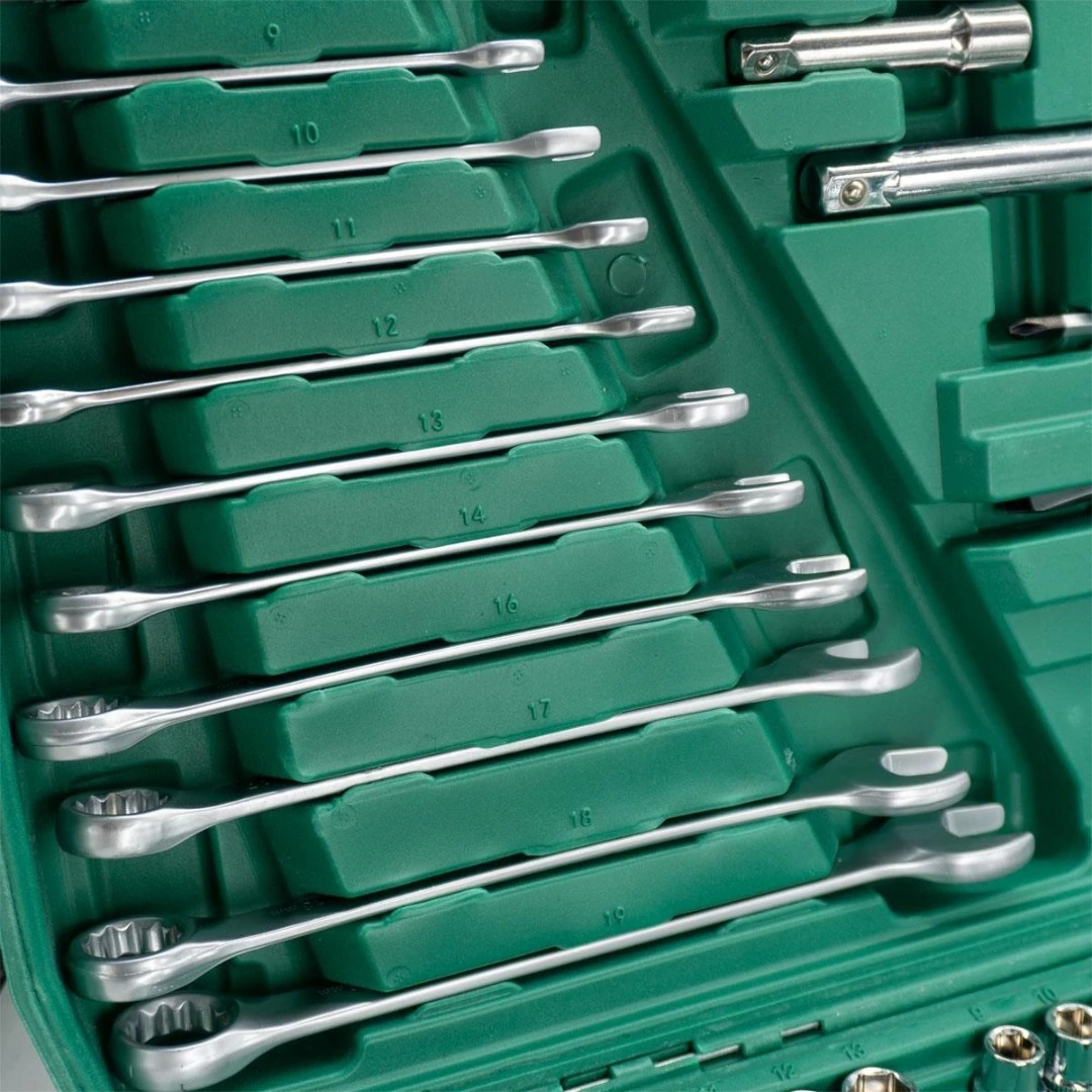 ADENTEK ADN0923 121 Parça Krom Vanadyum Tam Profesyonel Lokma Takımı