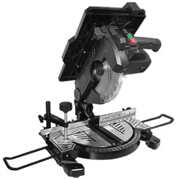 Üstten Tablalı Gönye Kesme Makinesi 1200W Profil Ahşap Daire Testere 200 mm Disk 5000 Rpm 45 Derece Açılı Tezgah Üstü Kesme 230V