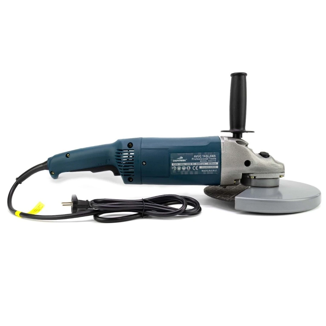 DAWREEK ADN0303 2200W Elektrikli Büyük Taşlama 230mm 6000RPM Spral Makinesi