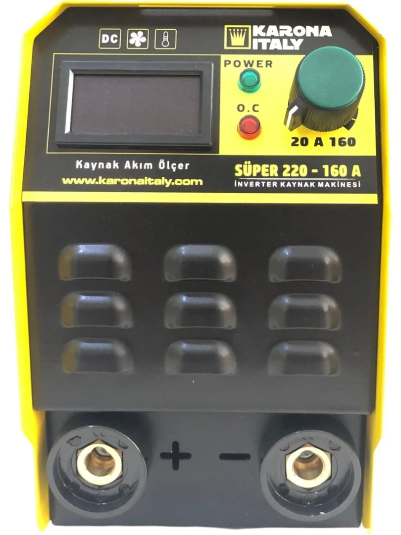 KARONA ITALY ADN0454 Süper 220 160 Amper Inverter Kaynak Makinesi
