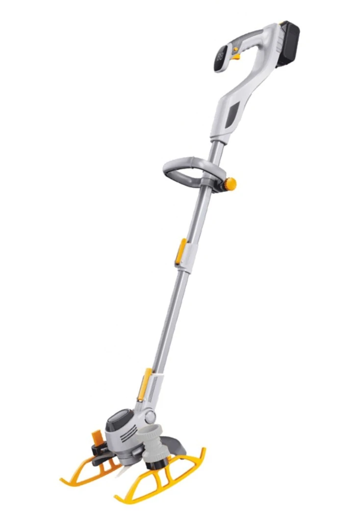 Mur-Cell ADN0736 Şarjlı Çim Biçme Makinesi Plastik ve Metal Bıçaklı Çift Akülü