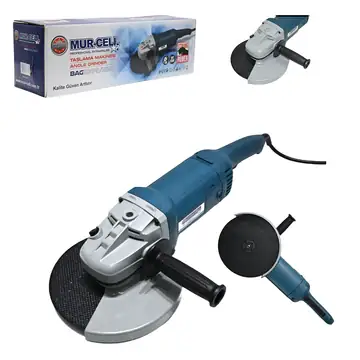 Büyük Avuç Taşlama Makinesi 2400W Profesyonel Spiral Taş Motoru 230 mm Disk Çapı 6500 Devir/Dakika Dayanıklı Tip Canavar Taşlama
