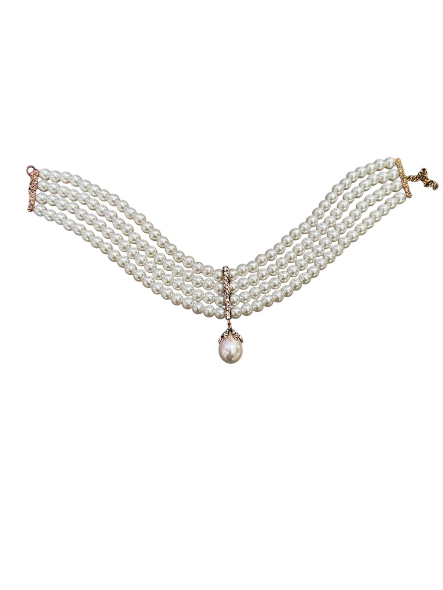 Damla Choker İnci Kolye