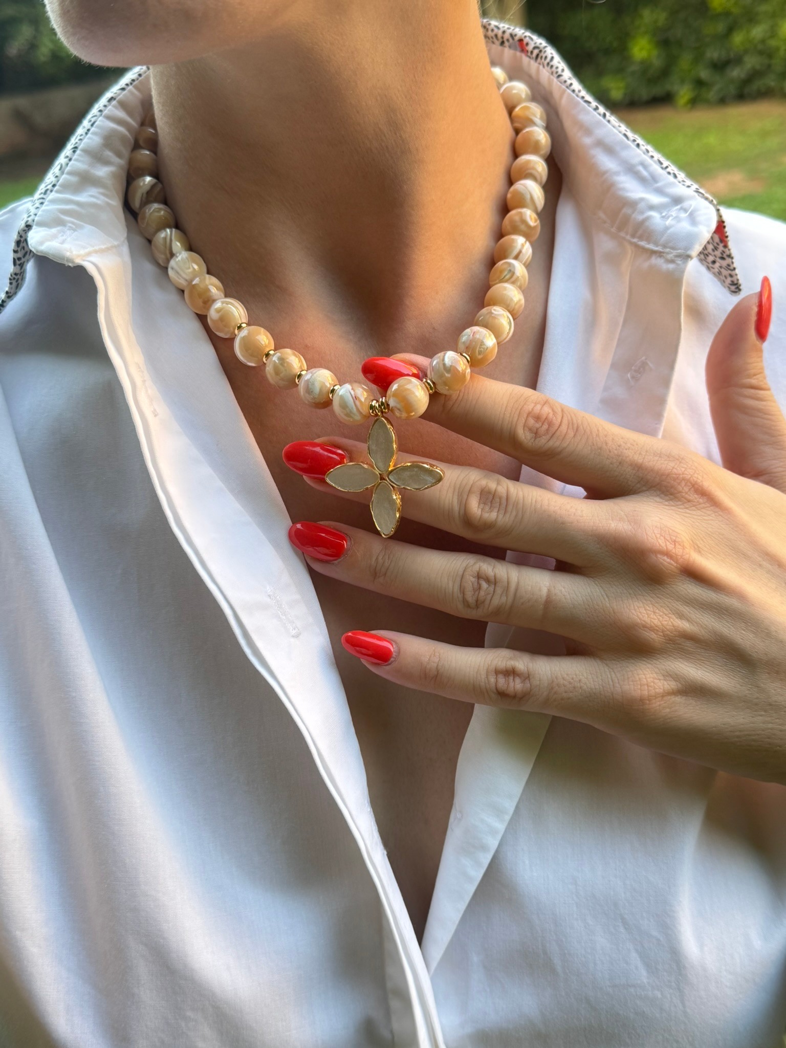Shell Choker Kolye