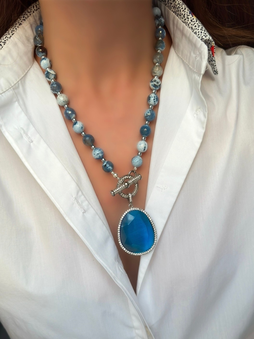 Agate Statement Necklace