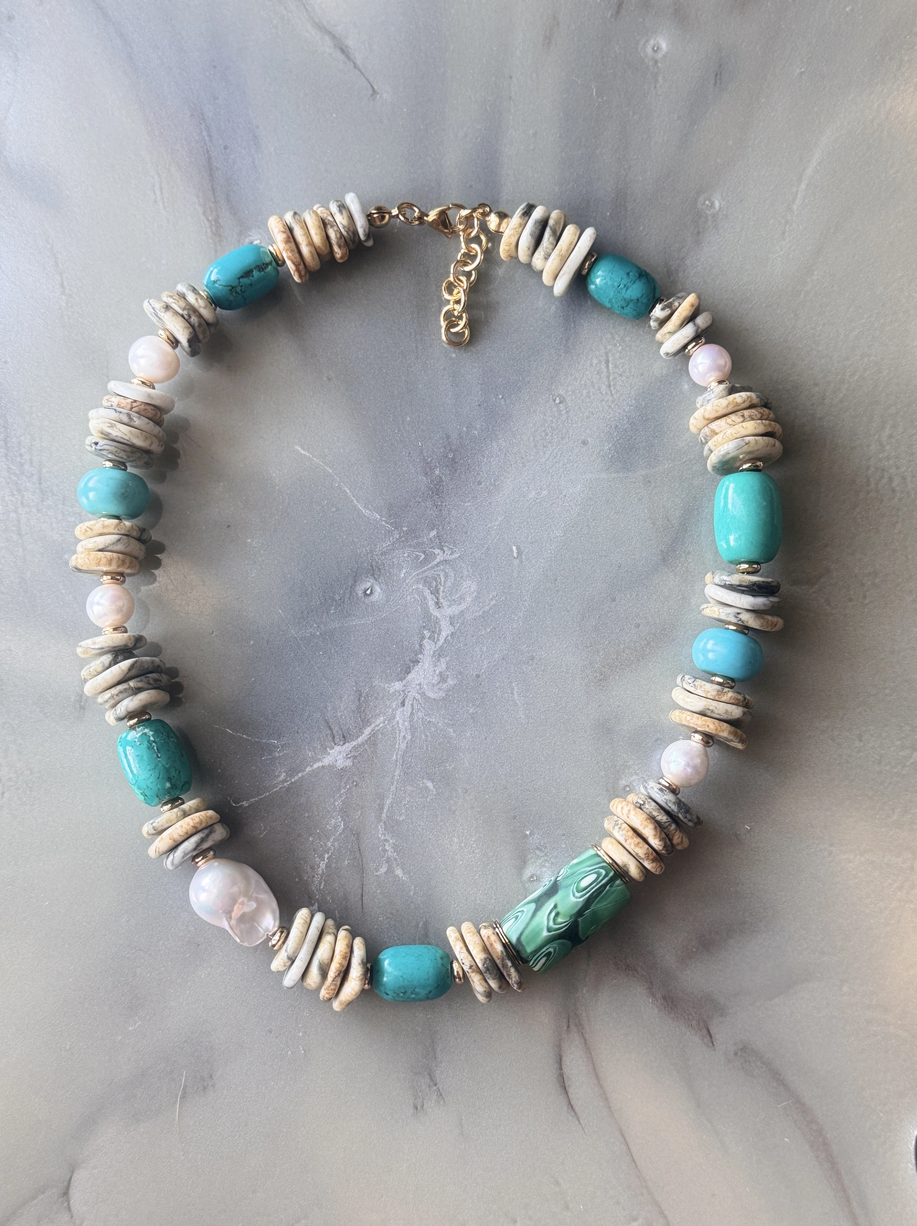 Green Earth Turkuaz Kolye