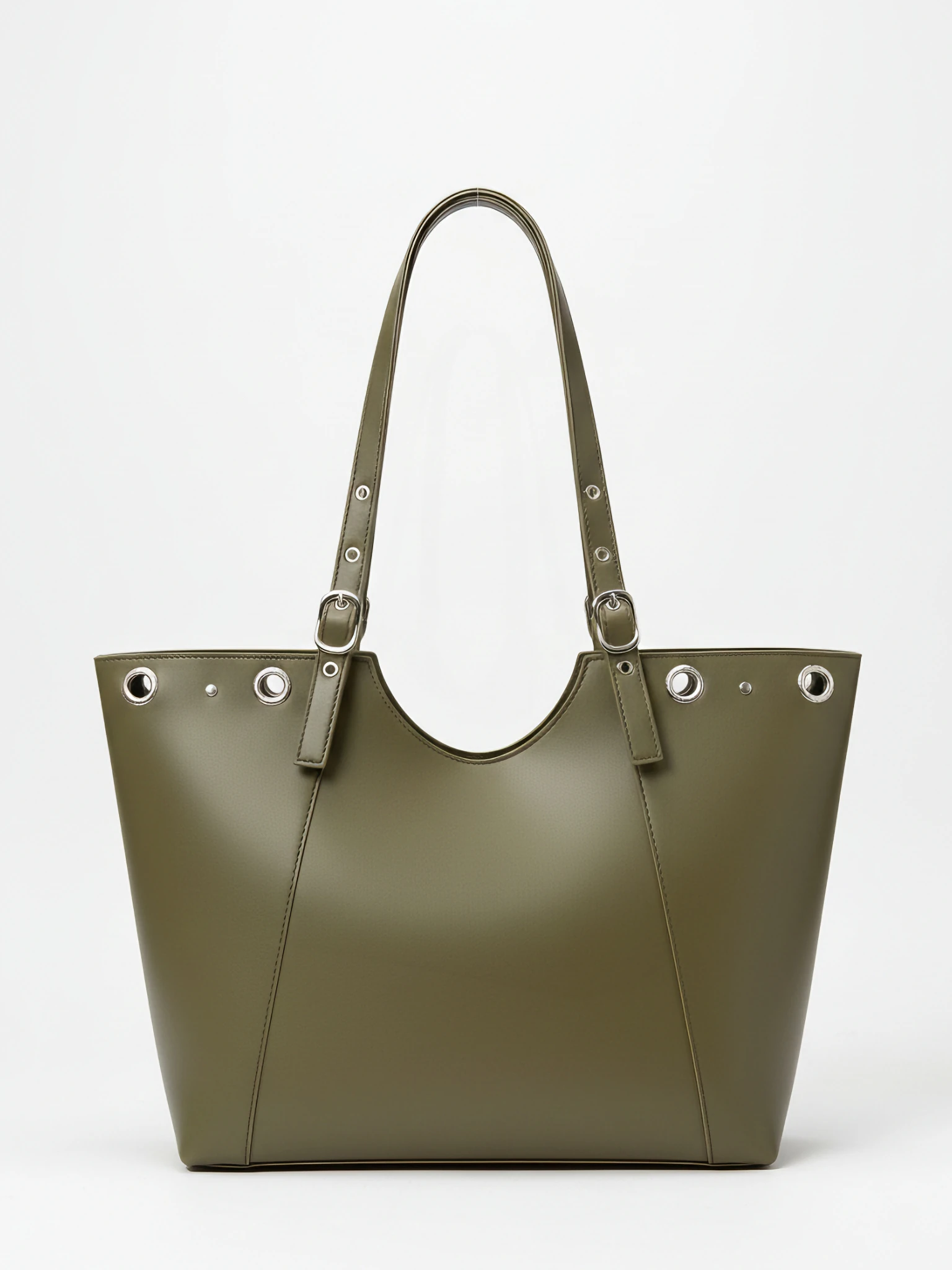 Kadın Kemer Detaylı Omuz Çantası - Mabel - HAKİ