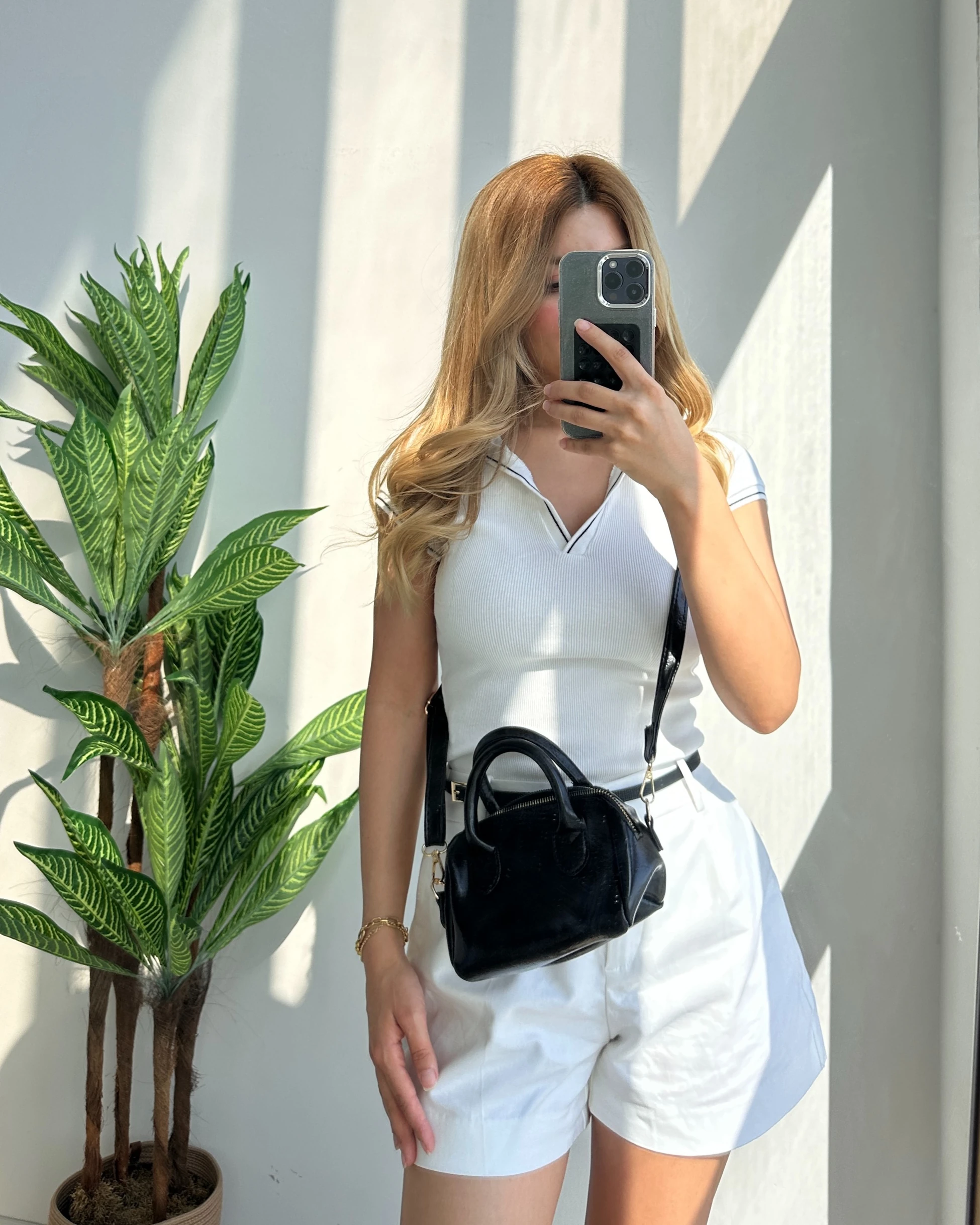 Kadın Fermuarlı Omuz Askılı Çapraz Çanta - ITALY