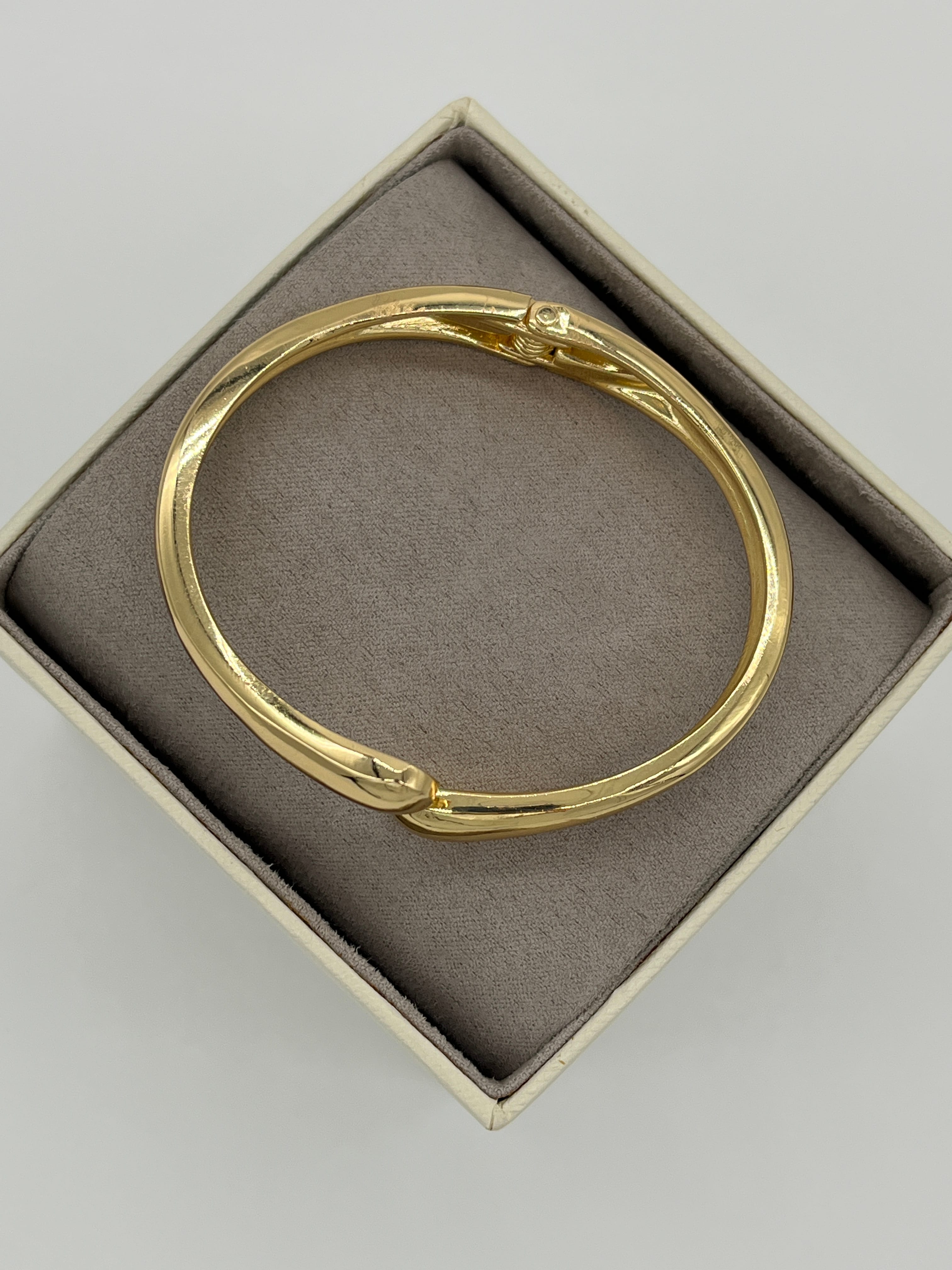 Damla Tasarım Kelepçe Bileklik - GOLD
