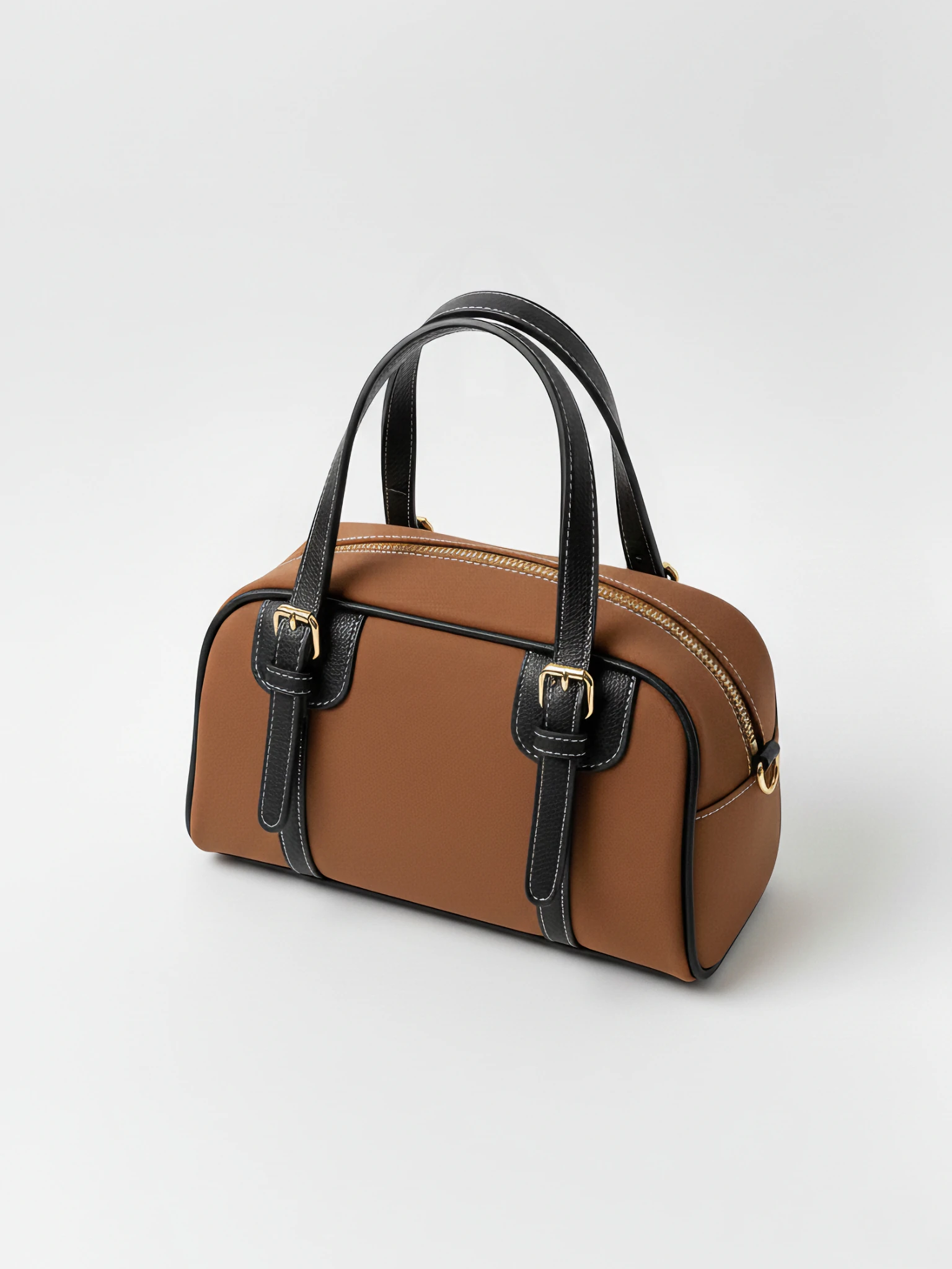 Kadın Kemer Detaylı Süet El Ve Omuz Çantası - Clara