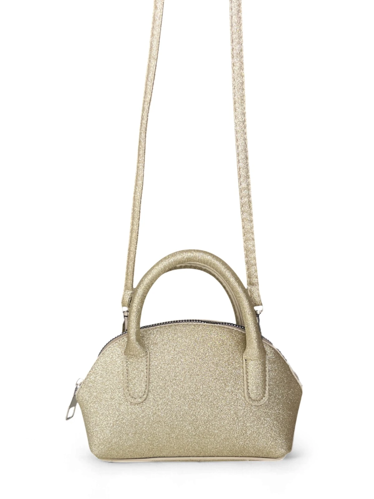 Kadın Mini Çapraz Askılı Simli Çanta - MİMİ