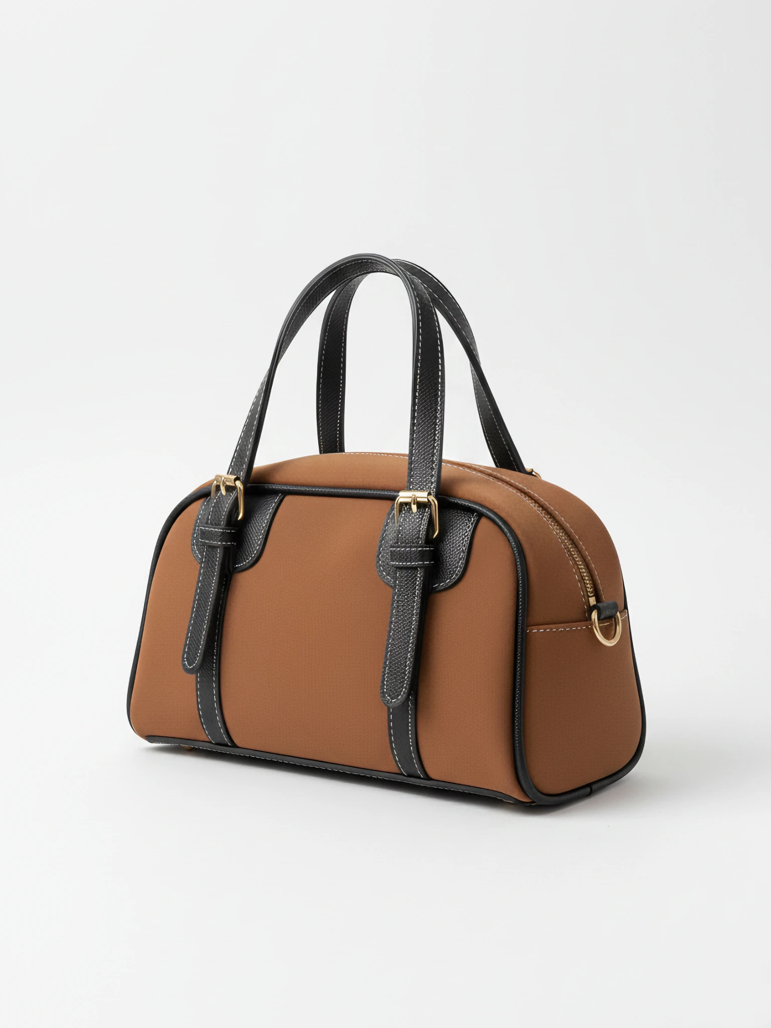 Kadın Kemer Detaylı Süet El Ve Omuz Çantası - Clara