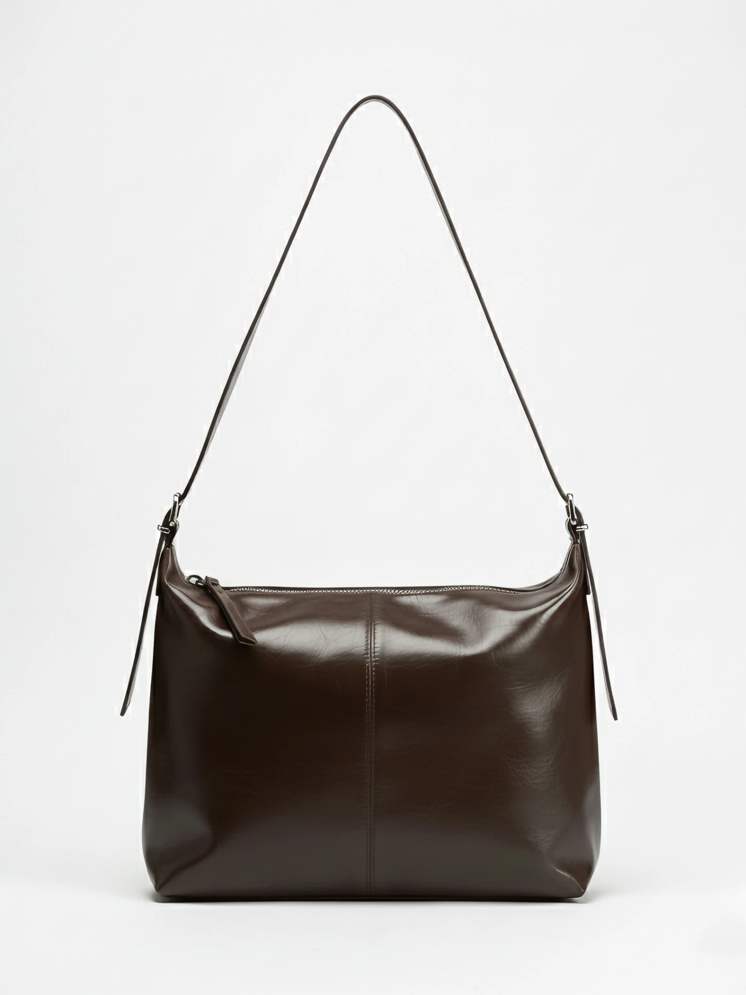 Kadın Ayarlanabilir Askılı Omuz Çantası - MADRİD - KAHVE