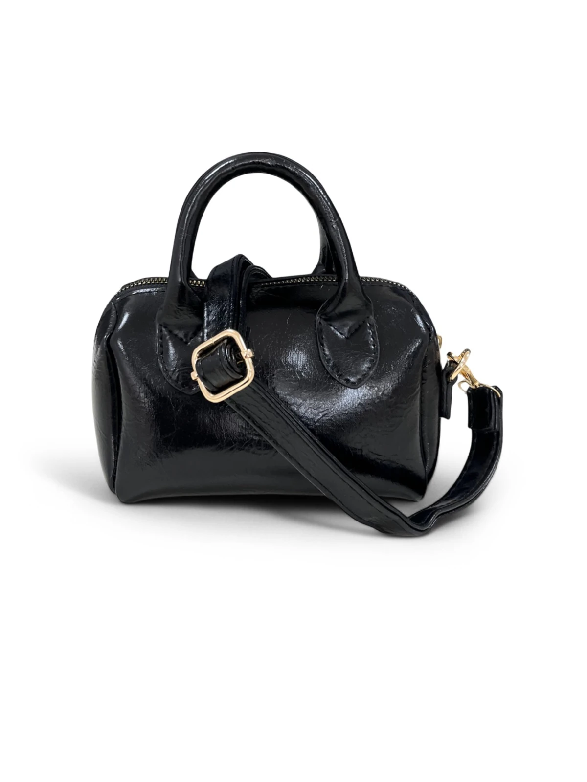 Kadın Fermuarlı Omuz Askılı Çapraz Çanta - ITALY