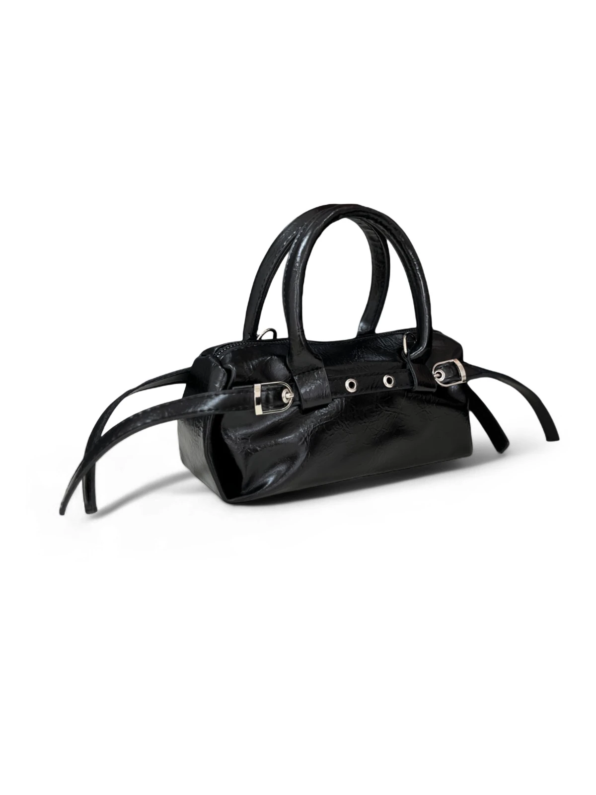 Kadın Toka Detaylı Çapraz Askılı El Ve Omuz Çantası - MİLA