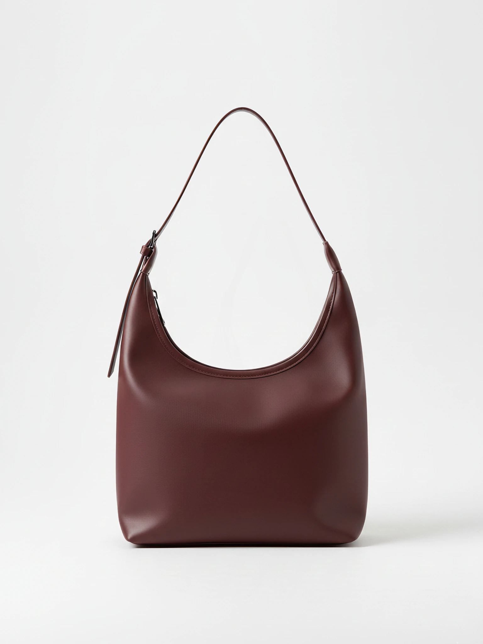 Kadın Ayarlanabilir Askılı Omuz Çantası - VİCTOR - BORDO