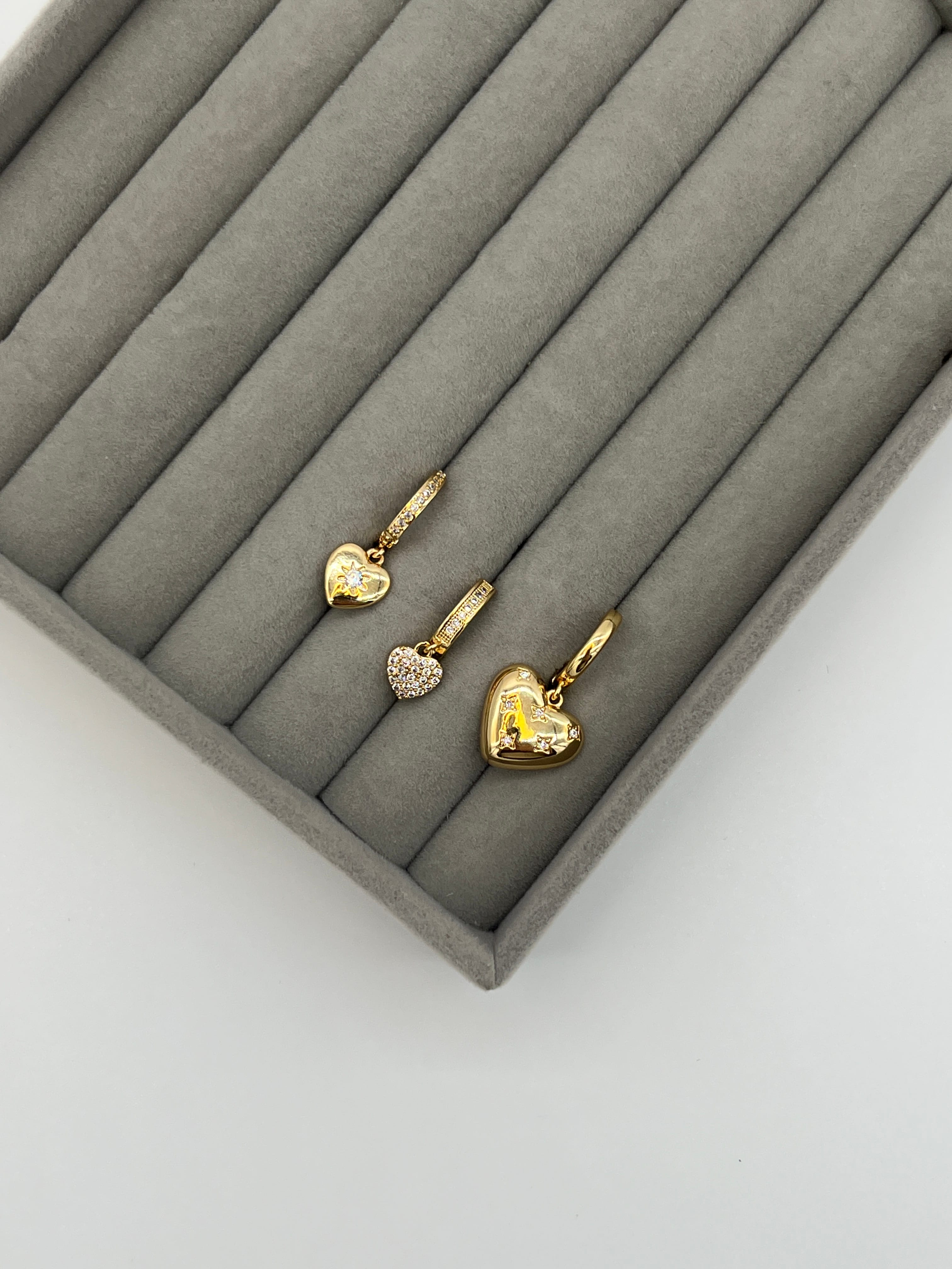 3'lü gold set küpe - GOLD