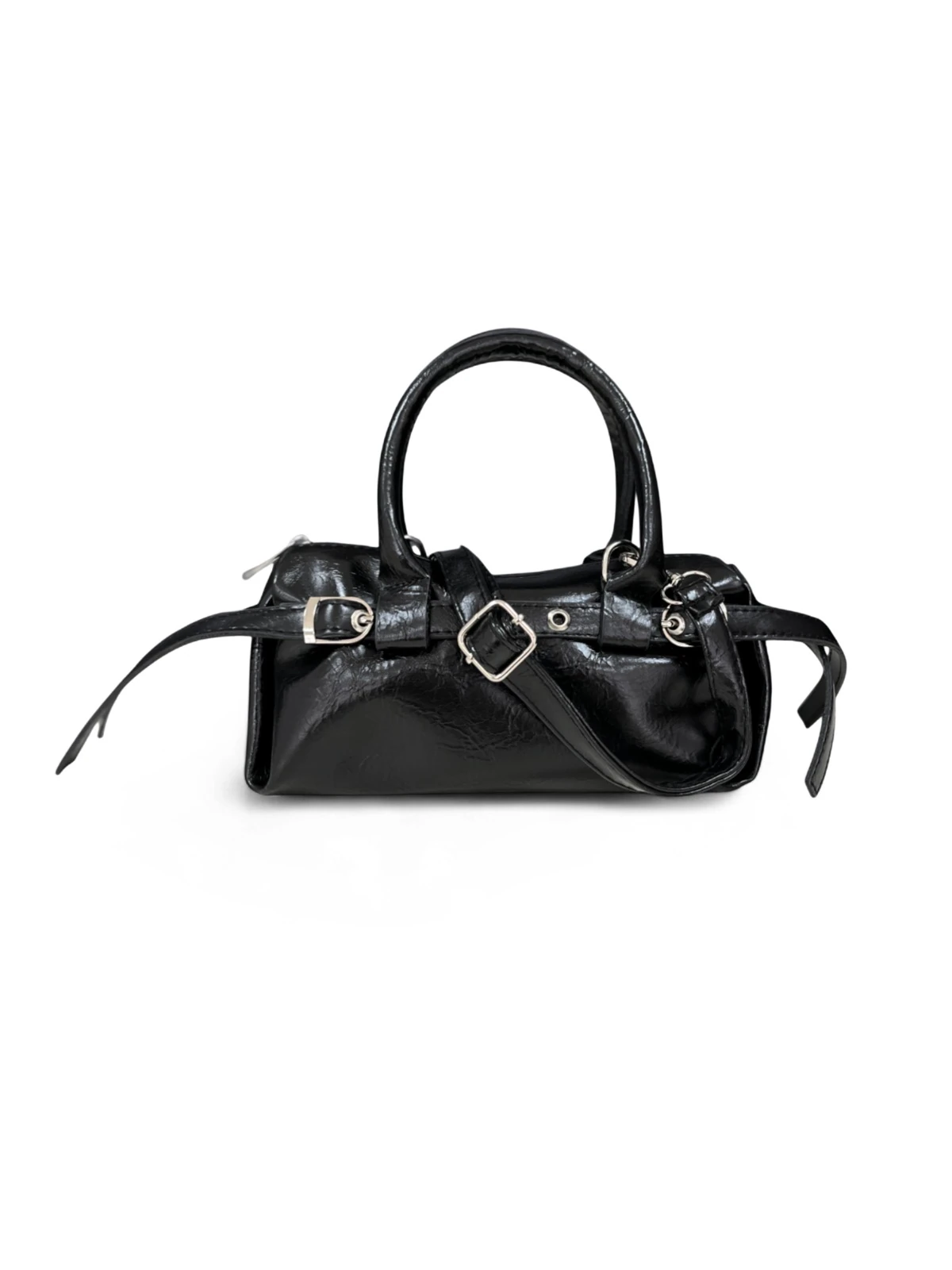 Kadın Toka Detaylı Çapraz Askılı El Ve Omuz Çantası - MİLA