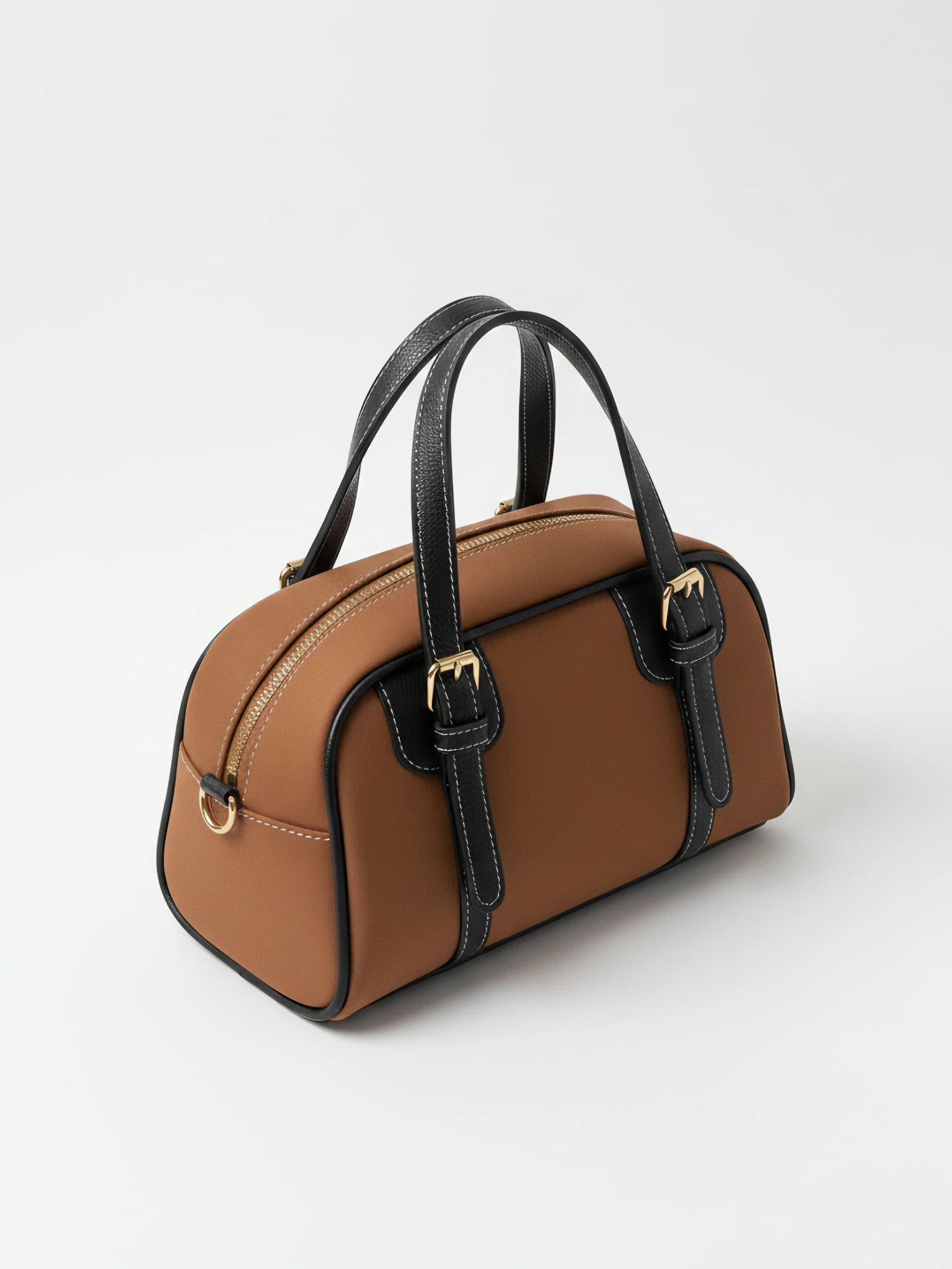 Kadın Kemer Detaylı Süet El Ve Omuz Çantası - Clara