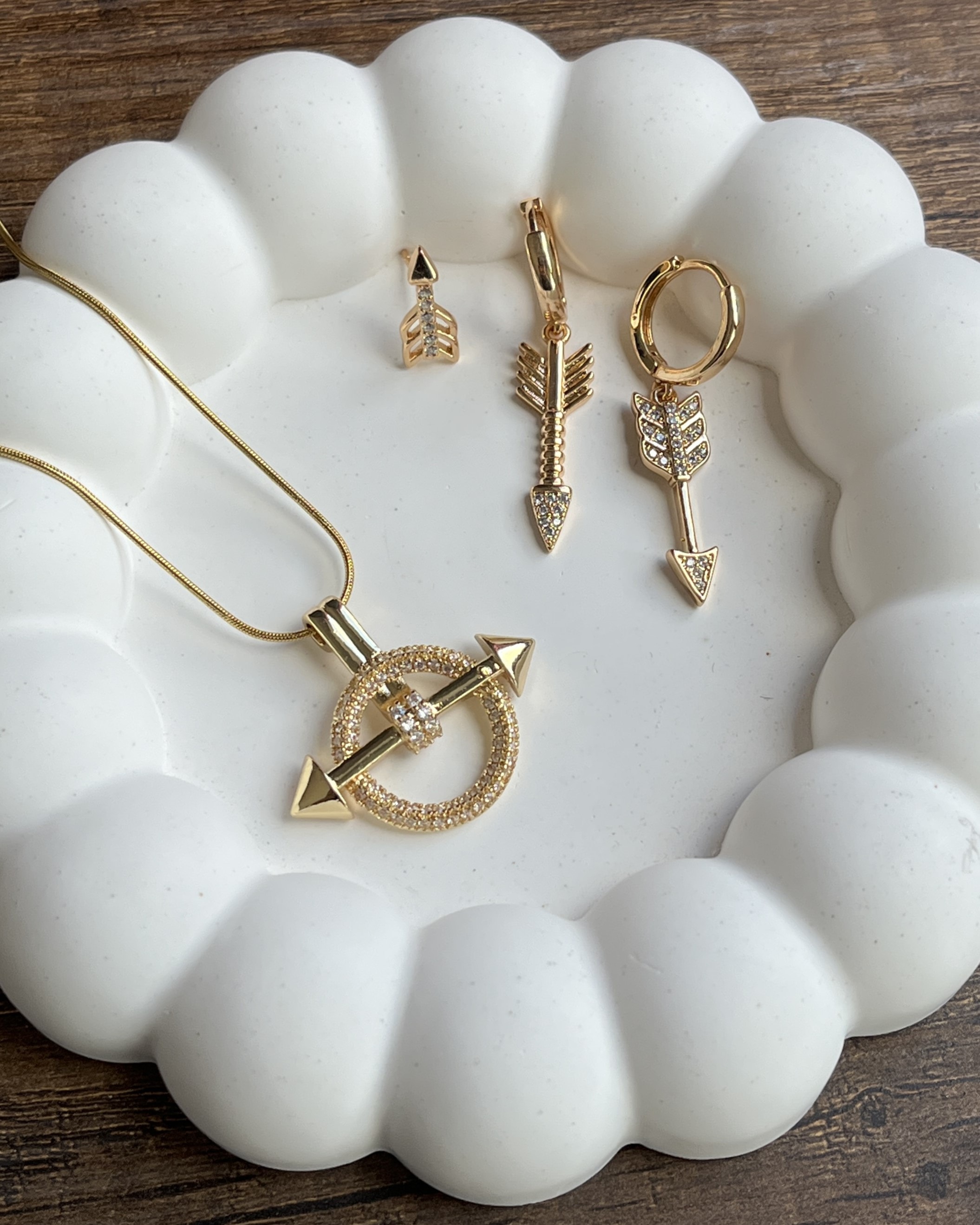 Kolye Küpe 2'li Set