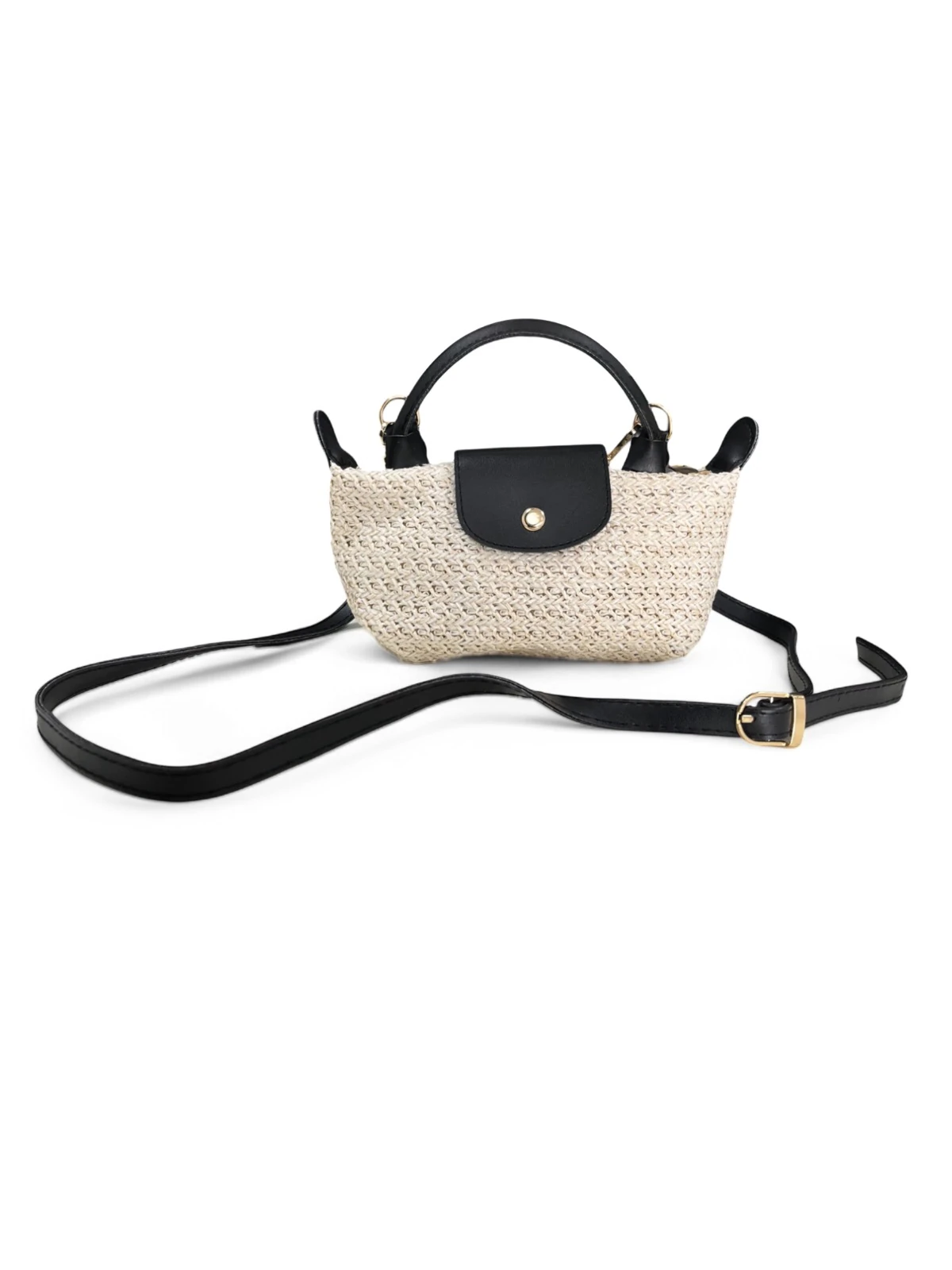 Kadın Mini Hasır Omuz Çantası - PUMBA